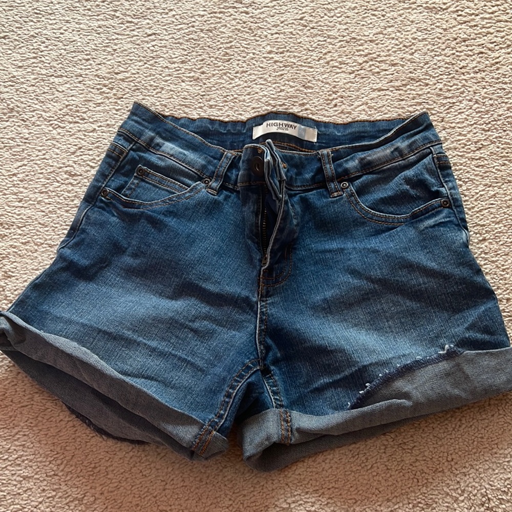 Blue Jean Mini Short